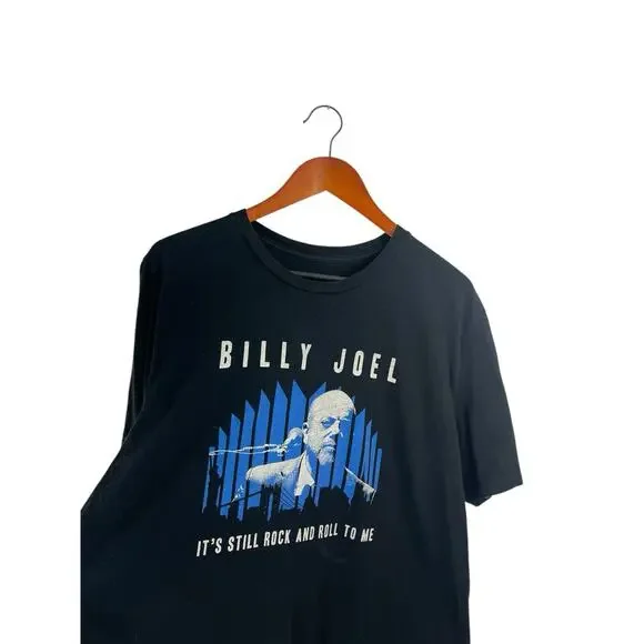 Billy Joel T Shirt 2018 MSG 100th Show XXL Black Concert Madison Square Garden - Picture 2 of 6
